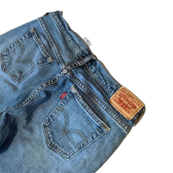 🛍️ LEVIS 505 STRAIGHT LEG DISTRESSED CAPRIS - Picture 4 of 4